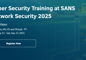 SANS Network Security 2025: بزرگ‌ترین رویداد آموزشی امنیت شبکه در لاس‌وگاس