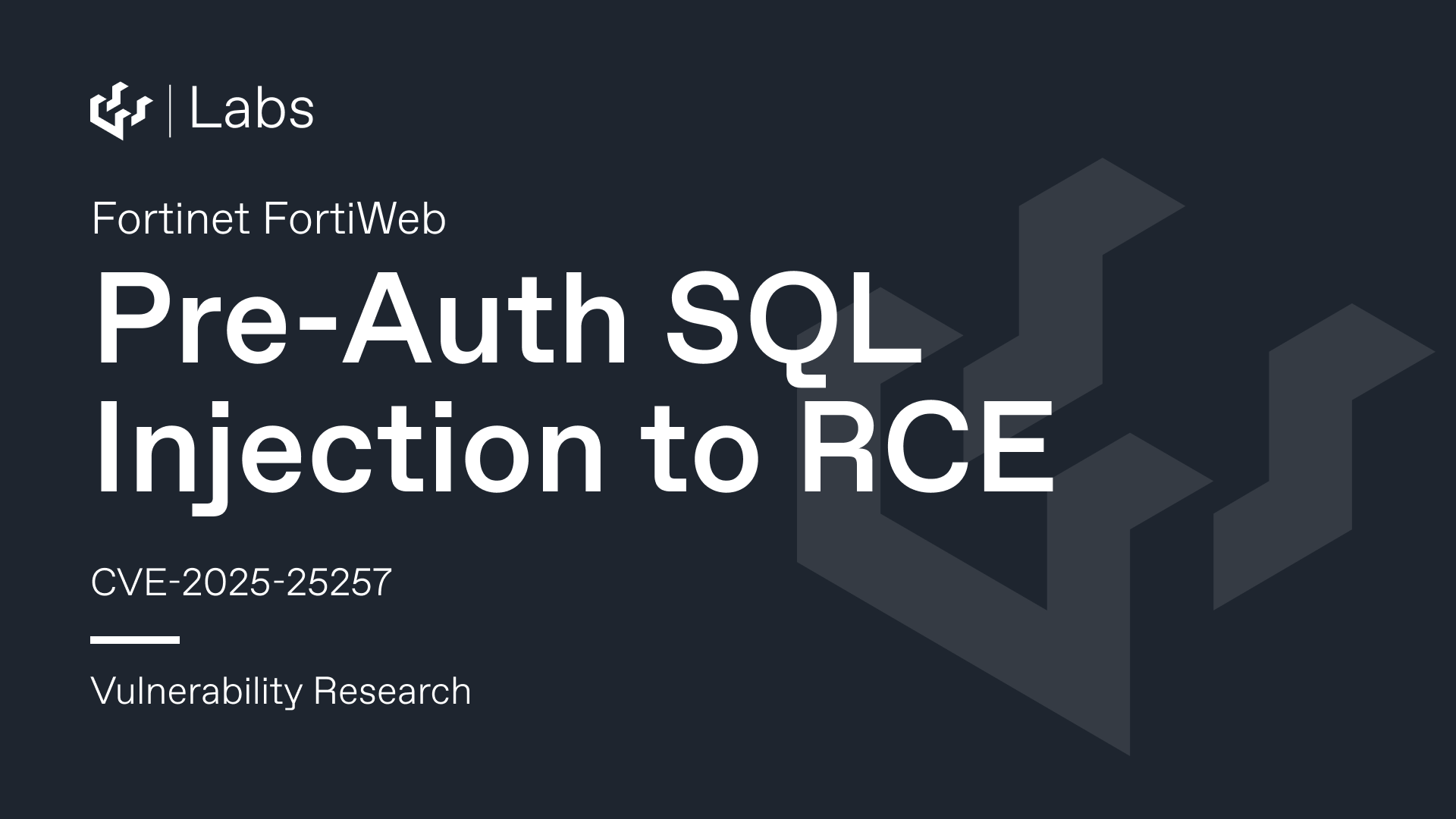 CVE-2025-25257: تحلیل جامع SQL Injection بحرانی در FortiWeb + راهنمای رفع و پیشگیری