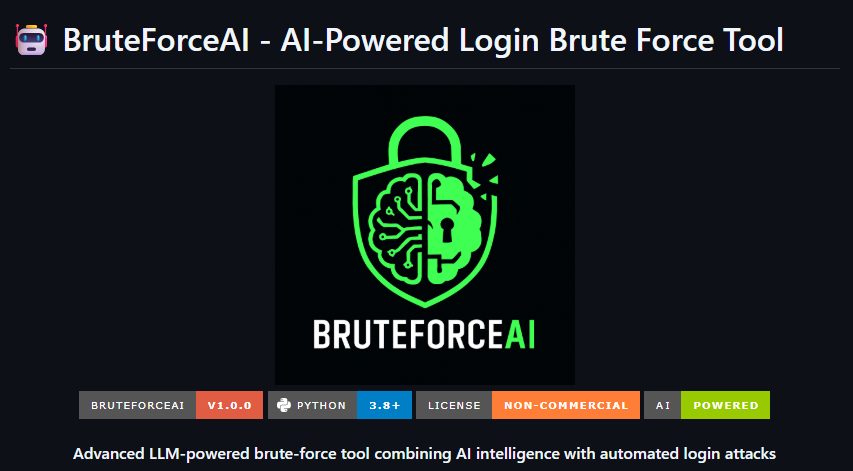 BruteForceAI؛ ابزار Brute Force مبتنی بر هوش مصنوعی برای حملات لوگین
